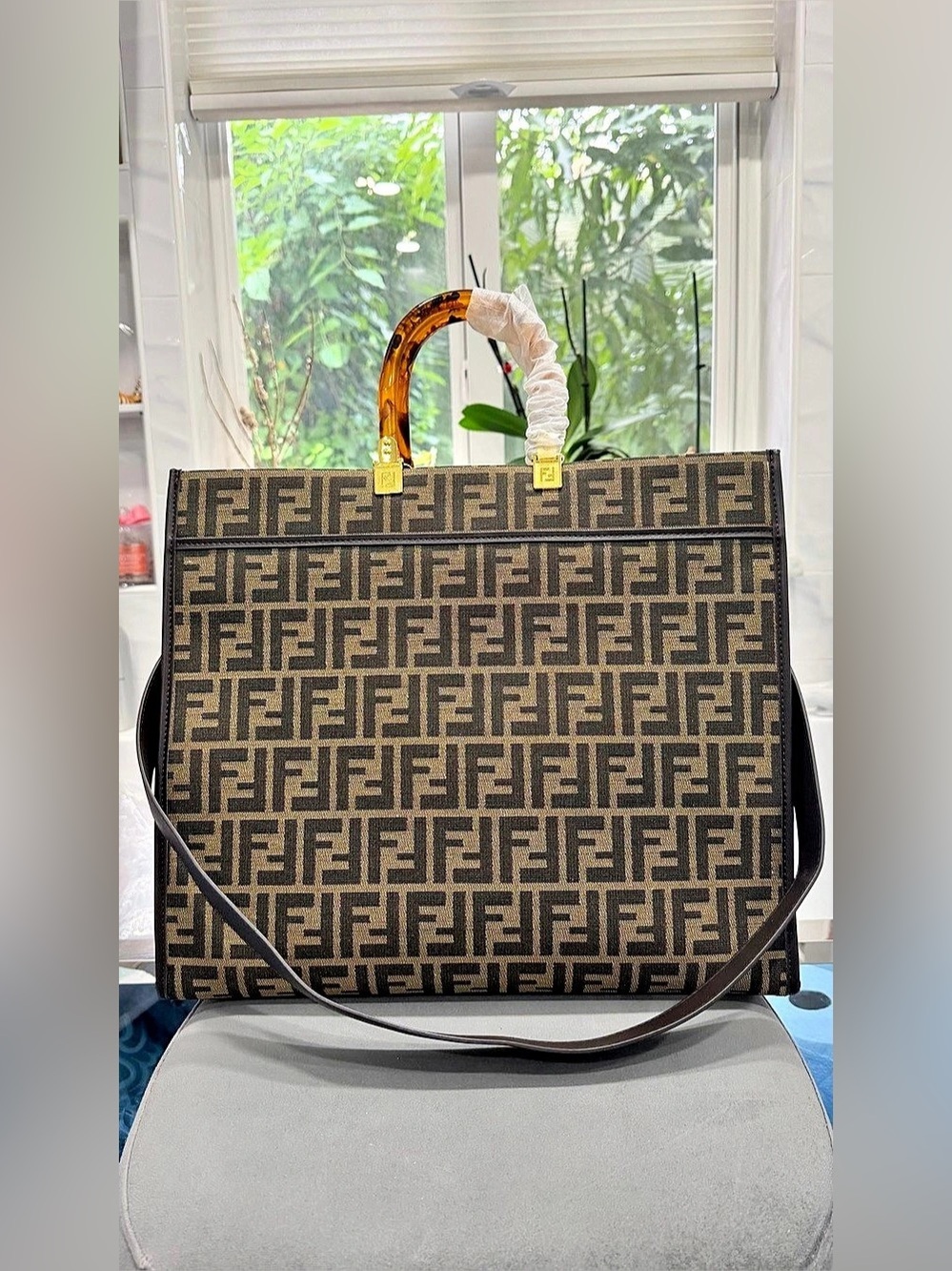 Beautiful Large Tote in Brown NWT